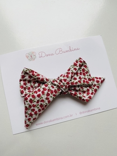 Laço Sofy Floral Vermelho - comprar online