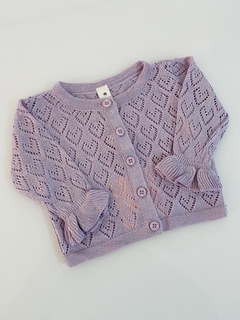 Cardigan Lírio Lilás - comprar online