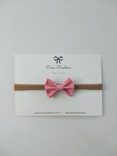 Laço Gravatinha Rosa Chiclete - comprar online