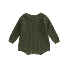 Romper Tricô Manga Longa Personalizado