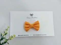Laço Gravatinha Laranja Claro