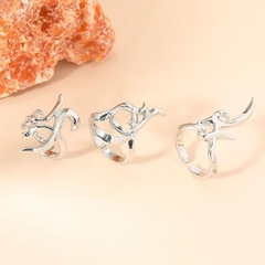 Set 3 anillos - Future - tienda online