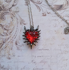 Spiked Heart Peltre- Acero - comprar online