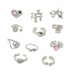 Imagen de Set Anillos Fairy Stones x11