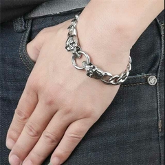 Imagen de Pulsera Doble Skull