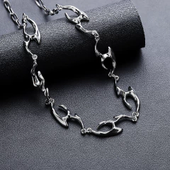 Collar New Wave Acero - comprar online