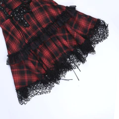 Mini Vestido Punk Tiras