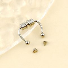 Septum piercing falso - iman en internet