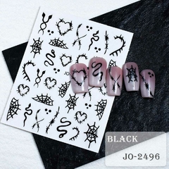 Stickers uñas Y2K / tribal