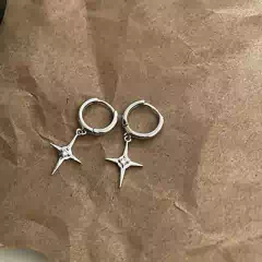 Aros Mini Argolla con estrella strass - Psycho Killer