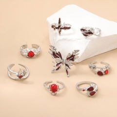 Set de anillos Liquid Hell x8 - comprar online