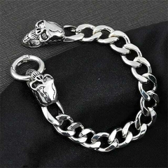 Pulsera Doble Skull