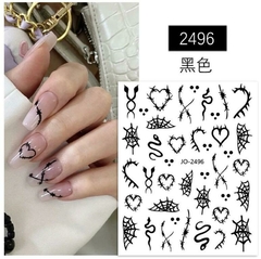 Stickers uñas Y2K / tribal - comprar online