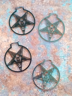 Aros Baphomet -Full acero