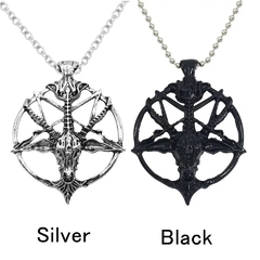 Collar Bophomet circ. Acero
