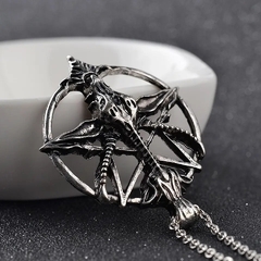 Collar Bophomet circ. Acero