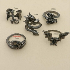 Set Anillos Dragon - x5 anillos en internet
