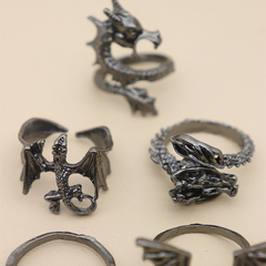 Set Anillos Dragon - x5 anillos - Psycho Killer
