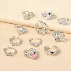 Set Anillos Fairy Stones x11 - comprar online