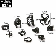 Set Anillos Negro vs X10 - comprar online