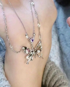 Collar Mariposa doble - comprar online