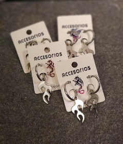 Aros llama/Telaraña - Acero - Psycho Killer