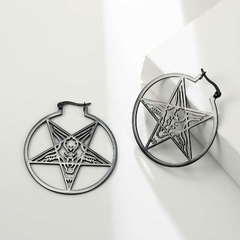 Imagen de Aros Baphomet -Full acero
