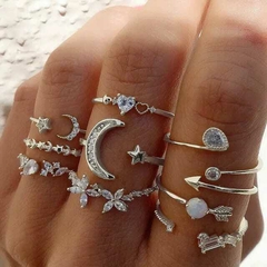 Set de anilos Strass Girly - comprar online