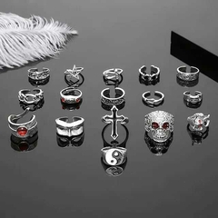 Mega set anillos x16. - comprar online