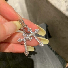 Aros Cruz full strass