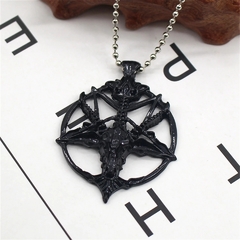 Collar Bophomet circ. Acero - Psycho Killer