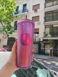 Vaso Starbucks Original Spikes Violeta Duocromo