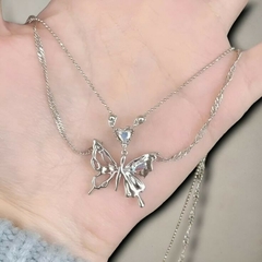 Collar Mariposa doble - tienda online