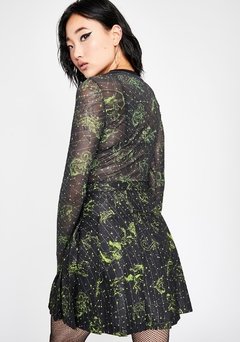 Pollera Dollskill tableada Horoscopez - ctz 47 - Psycho Killer