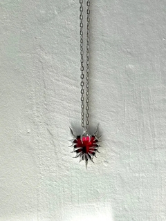 Collar Spiked Heart - Psycho Killer