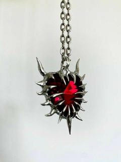 Collar Spiked Heart