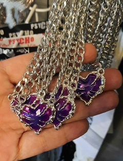 Collar Corazon espinado simple en internet