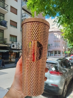 Vaso Starbucks Original Spikes Rose Gold