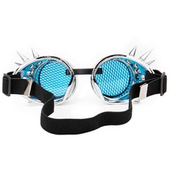 Goggles Puas cromo - Red/celeste - Psycho Killer