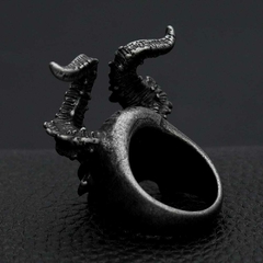 Imagen de Anillo Thorn Skull- acero