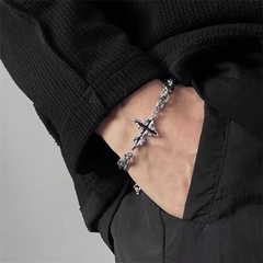 Pulsera Cruz Negra Ps02 - Psycho Killer
