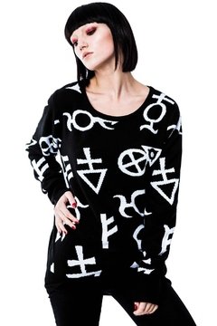 Imagen de Sweater Symbols Killstar. Unisex - CTZ 47