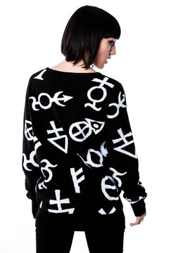 Sweater Symbols Killstar. Unisex - CTZ 47 - Psycho Killer
