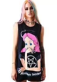 Remera Sin Mangas Alice by Killstar - ctz 40 - comprar online