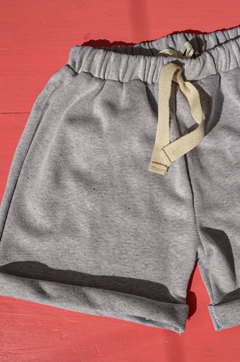 SHORT TUCAN -GRIS MELANGE-