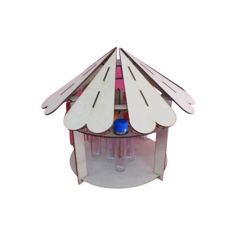 Porta Calesita + 36 Tubos Golosineros Fibrofacil Candy Cumple - comprar online