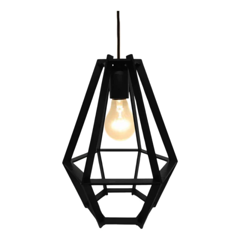 Lampara De Techo Colgante Tipo Diamante Vintage Fibroplus