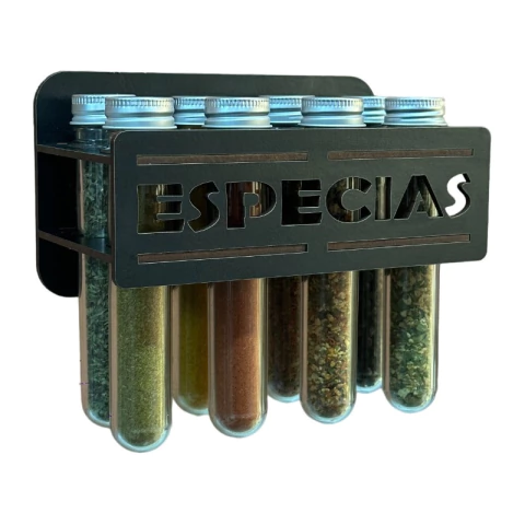 Especiero Condimentero De Pared Con 8 Frascos - comprar online