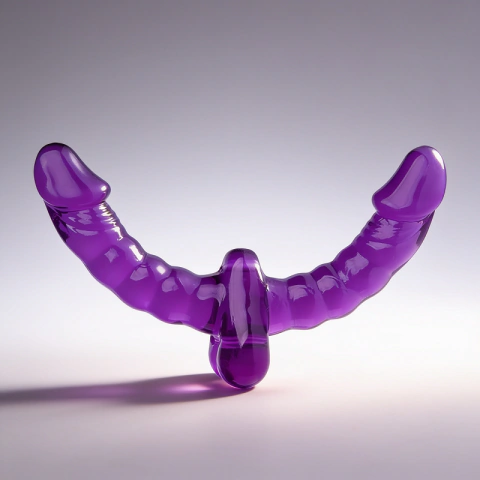 PENIS DUPLO JELLY EVA1048