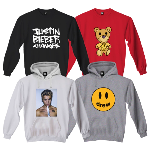 BUZOS JUSTIN BIEBER - 24 DISEÑOS